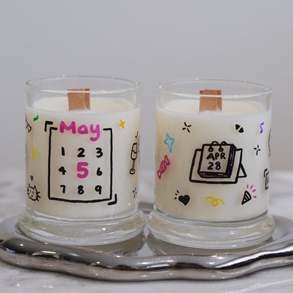 Calendar Candle 01 - Customise