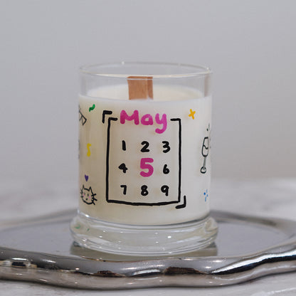 Calendar Candle 01 - Customise